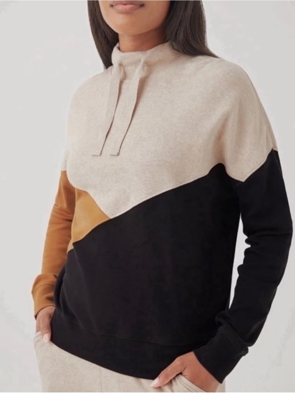 PACT Organic Cotton Airplane Colorblock Pullover